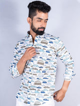 sanganeri printed shirt