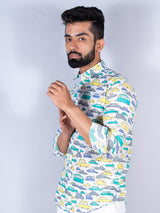 sanganeri printed shirt