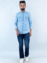 Faded Blue Denim shirt