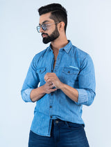 Blue Denim Shirt