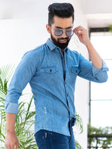 Blue Denim Shirt