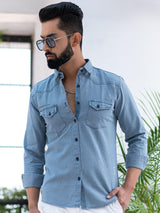 Blue Denim Shirt