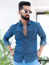 Blue Denim Shirt