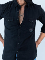 Black Denim Shirt