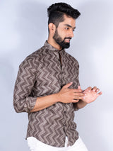 sanganeri printed shirt