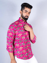 printed cotton shirts for men