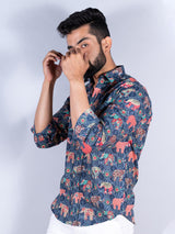 sanganeri printed shirt