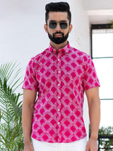 printed cotton shirts for men