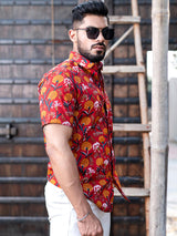 flower printed shirts