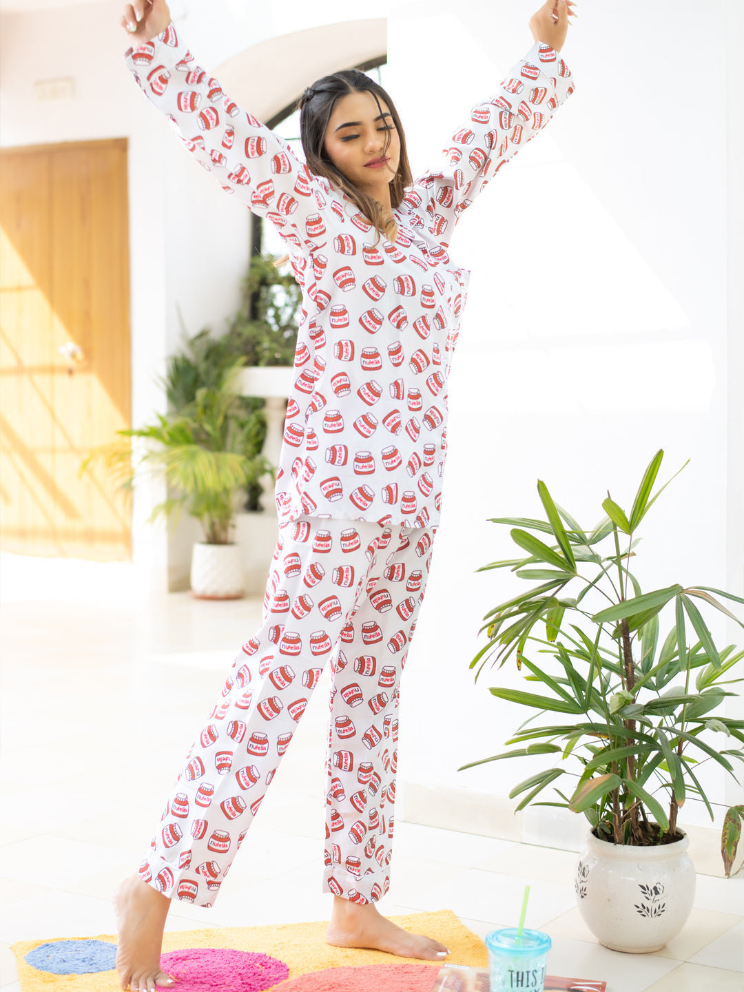 Night suit set discount for ladies online