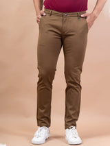 Solid Camel Brown Pant