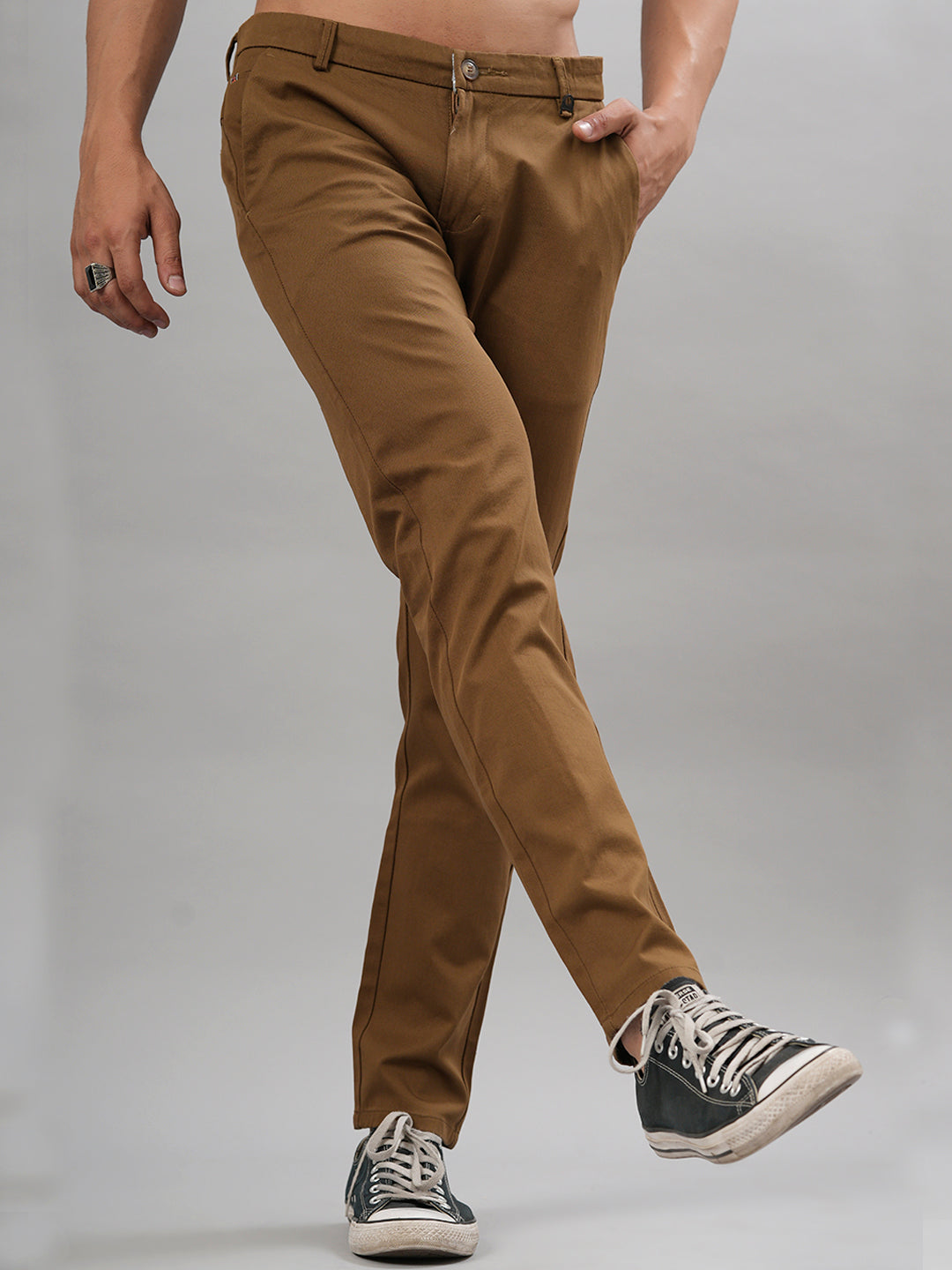 Buy Old Camel Slim Fit Chino Trouser Online for Men | Minus One