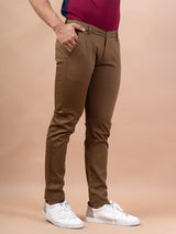 Solid Camel Brown Pant