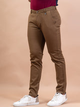 Solid Camel Brown Pant