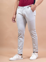 Solid Sky Blue Cotton Pant