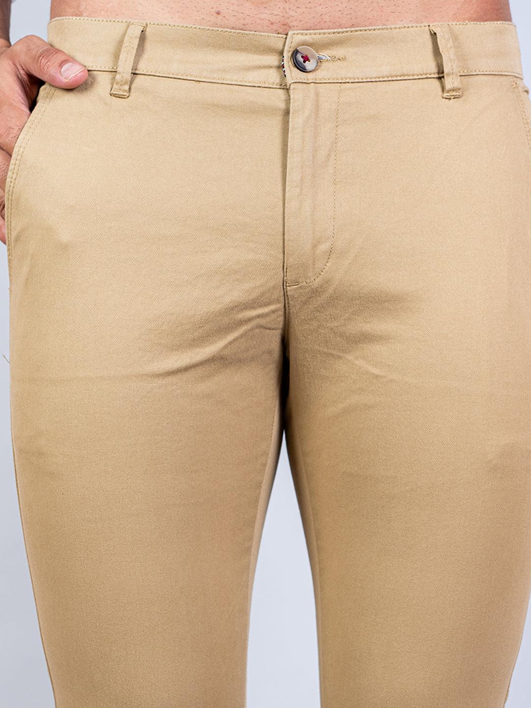 Buy Khaki Formal Trousers Online in India at Best Price - Westside
