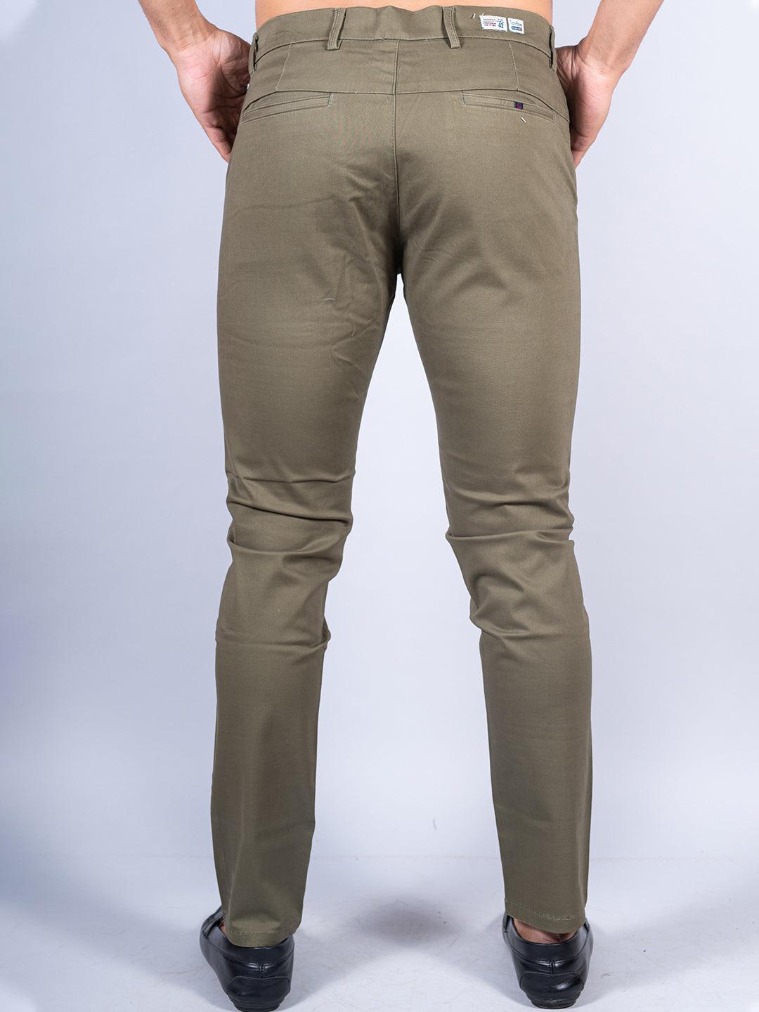 OTTO - Khaki Casual Core Trousers - NEWTON_KHAKI – ottostore.com