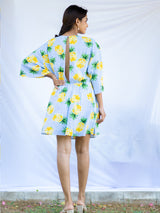 printed cotton dress