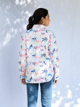 ladies floral shirt