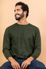 Olive Green Sweater - Tistabene