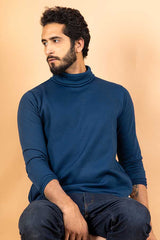 Blue Turtle Neck Sweater