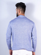 Lavender Color Crew Neck Men's Sweater - Tistabene