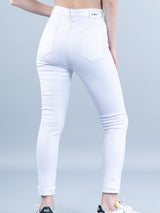 White Skinny Fit Jeans For Women