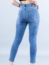 Light Blue Skinny Fit Jeans For Women