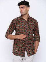 black printed shirt for men