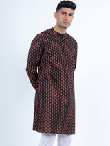 Black Amal Printed Kurta