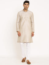 Riwayat Printed Designer Silk Kurta