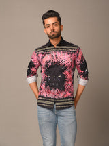 abstract printed shirts